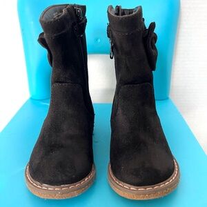 Toddler Black Faux Suede Boots Cat & Jack
